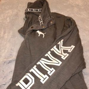 VS PINK cropped pullover